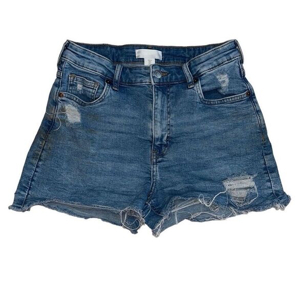 H&M High Denim Shorts - Picture 1 of 9